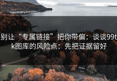 别让“专属链接”把你带偏：谈谈99tk图库的风险点：先把证据留好